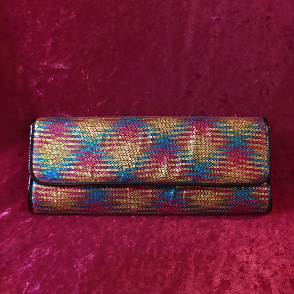 Aldo multicoloured sequinned clutch - Picture 2 of 9